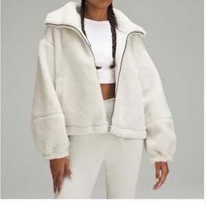 Lululemon cinch-able fleece jacket